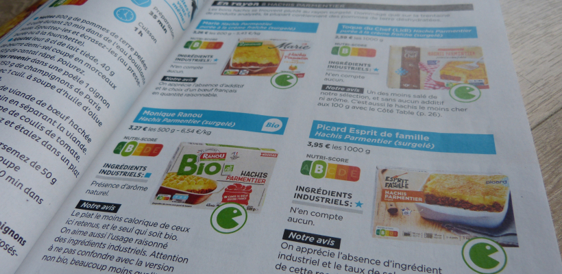 LQ10193754C_picture_0 A travers la lecture du guide de l’UFC-Que Choisir, on constate bien une forte tendance à la réduction des additifs utilisés dans les recettes et une augmentation des références n’en contenant plus du tout.