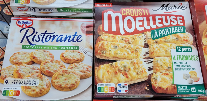 Le « numéro uno » des nouveautés 2023 c’est la pizza ! Elle concerne de près ou de loin la moitié du top 10 Grand Froid. En photo, les Piccolissima chez Dr.Oetker Ristorante et les Crousti Moelleuse à partager de Marie.